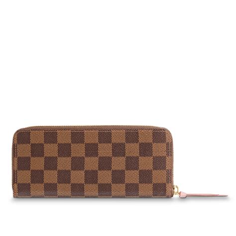 Clémence Wallet Damier Ebene Canvas 